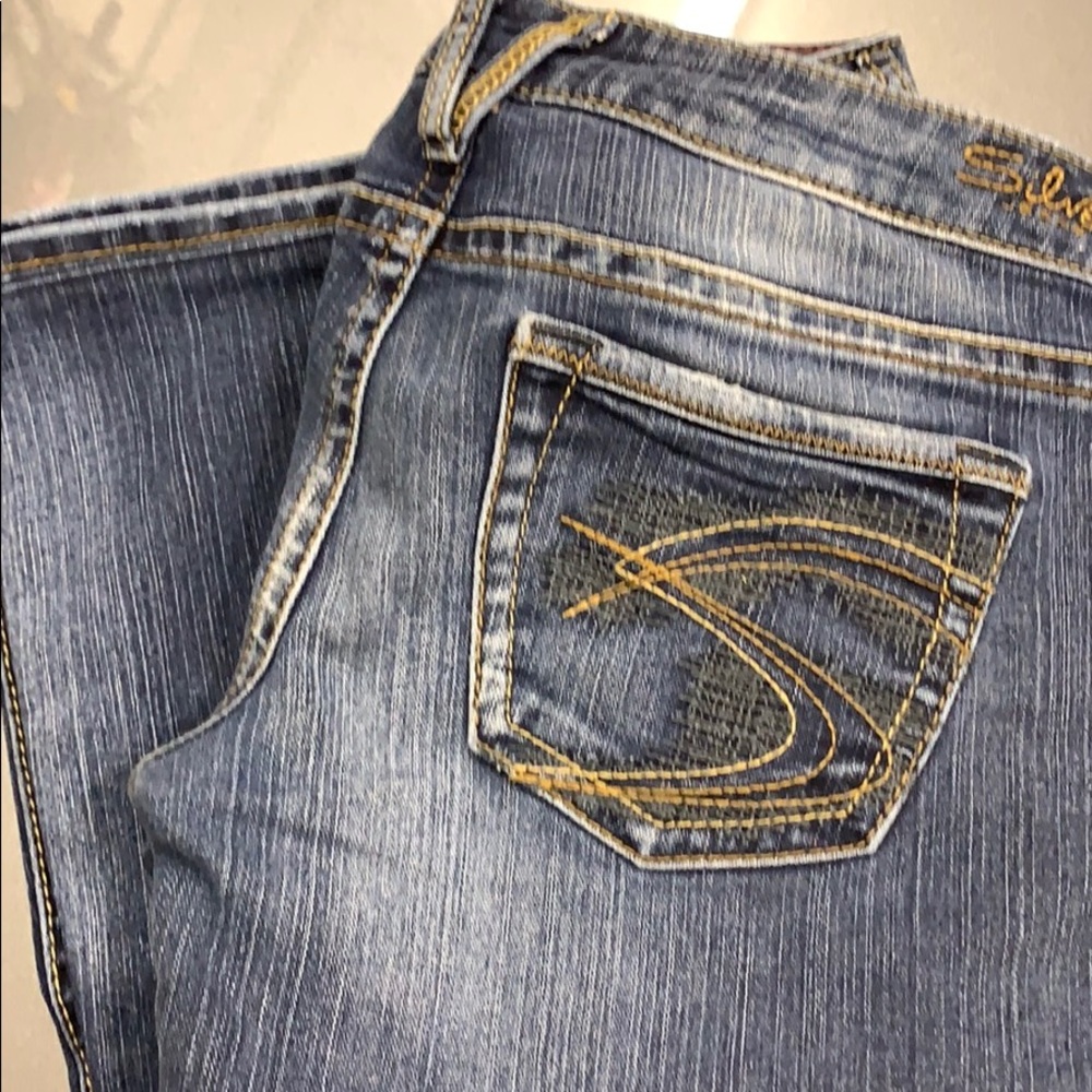 Silver jeans, size 27